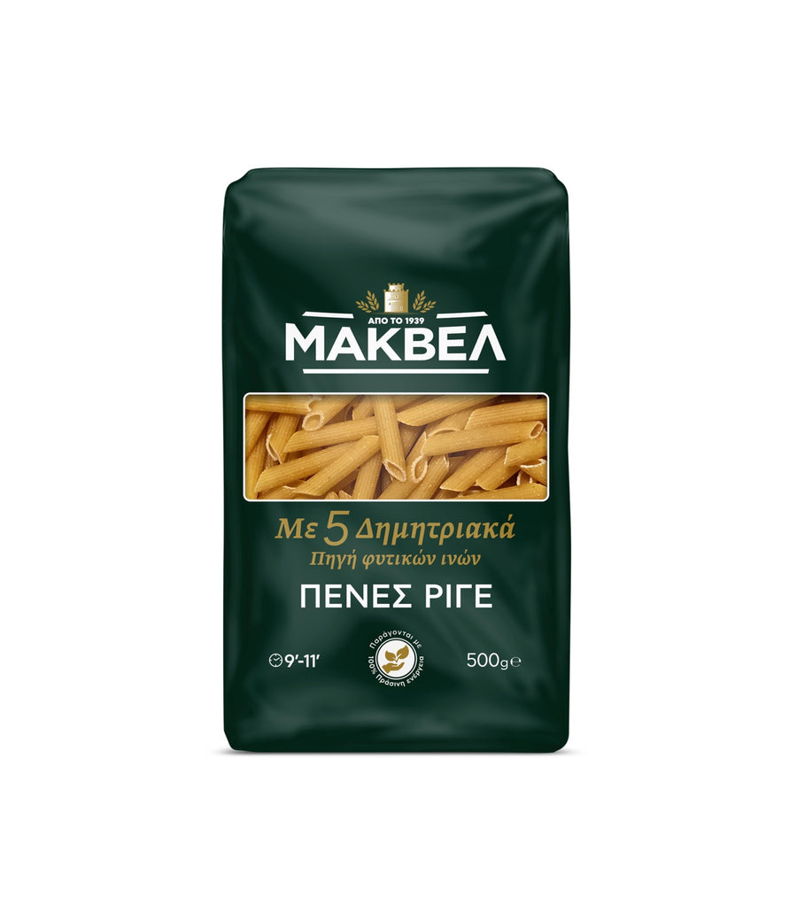 Μακβελ Πένες Ριγέ με 5 Δημητριακά 500g