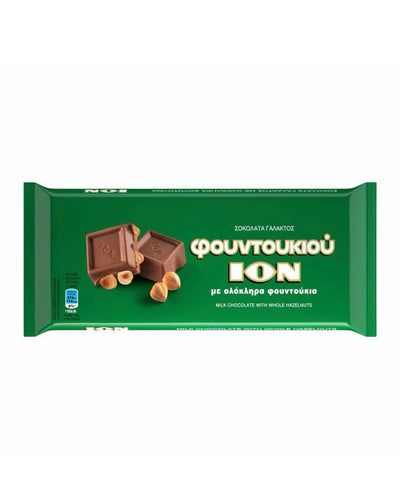 ΙΟΝ Σοκολάτα Γάλακτος Φουντουκιού 100g