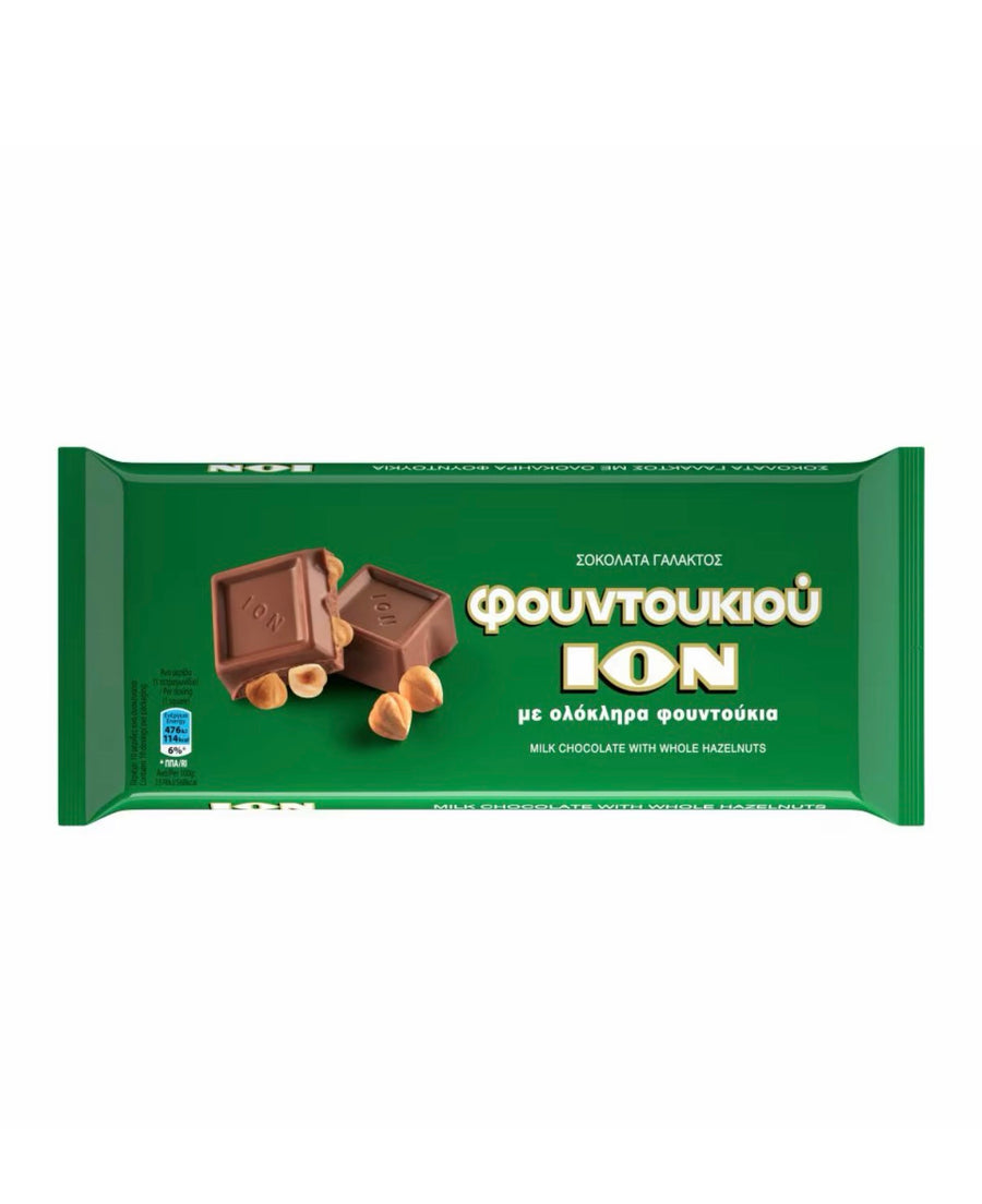 ΙΟΝ Σοκολάτα Γάλακτος Φουντουκιού 100g
