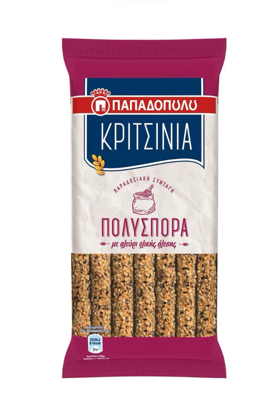 Παπαδοπούλου Κριτσίνια Πολύσπορα 200g