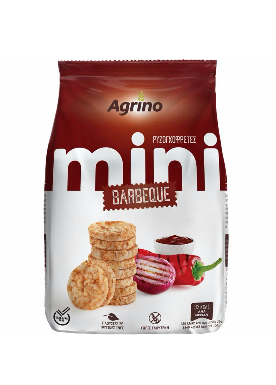 Agrino Mini Ρυζογκοφρέτες Barbeque