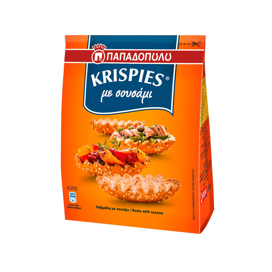 Παπαδοπούλου Krispies με Σουσάμι 200g