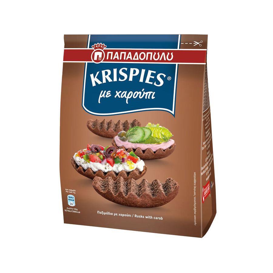Παπαδοπούλου Krispies με Χαρούπι 200g