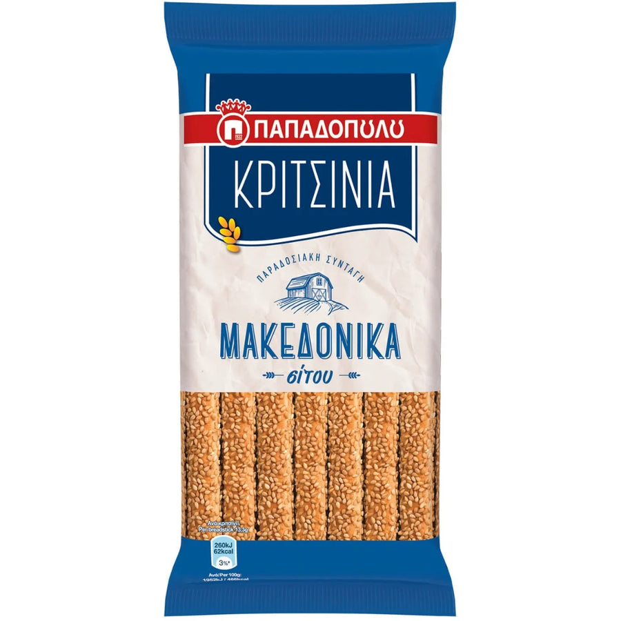 Παπαδοπούλου Κριτσίνια Μακεδονικά Σίτου 200g