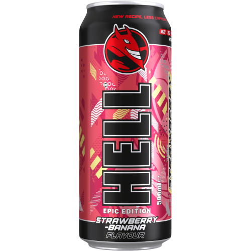 Hell Energy Strawberry-Banana 500ml