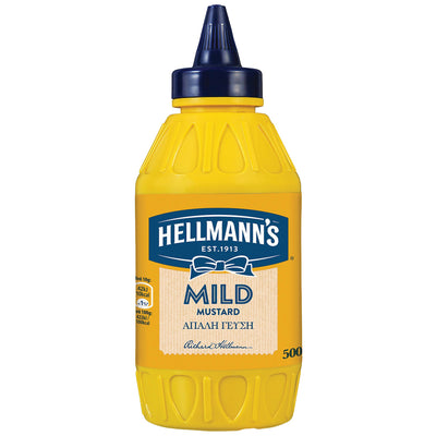Hellmann's Μουστάρδα Mild Απαλή Γεύση 500g