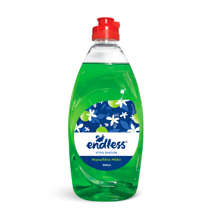 Endless Υγρό Πιάτων Μήλο 500ml