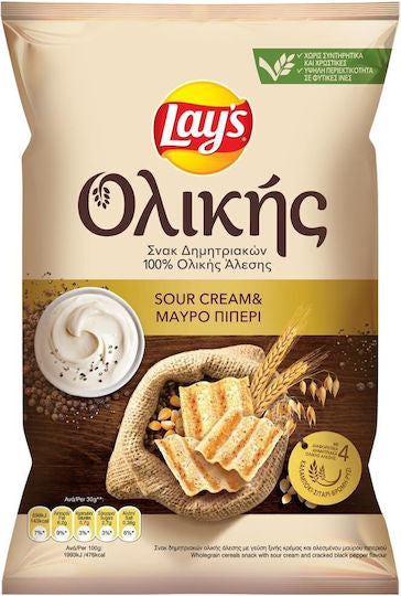 Lay's Ολικής Sour Cream & Μαύρο Πιπέρι 95g