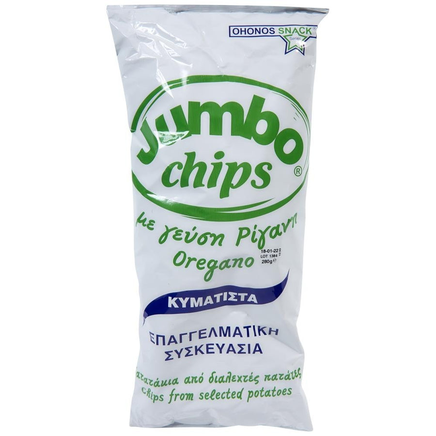 Jumbo Chips Κυματιστά Ρίγανη 280g