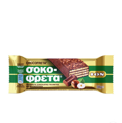 ΙΟΝ Σοκοφρέτα Φουντουκιού 38g