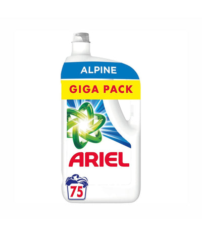 Ariel Power Alpine Giga Pack Υγρό Πλυντηρίου 75μεζ 4125ml