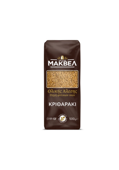 Μακβελ Κριθαράκι Ολικής Άλεσης 500g
