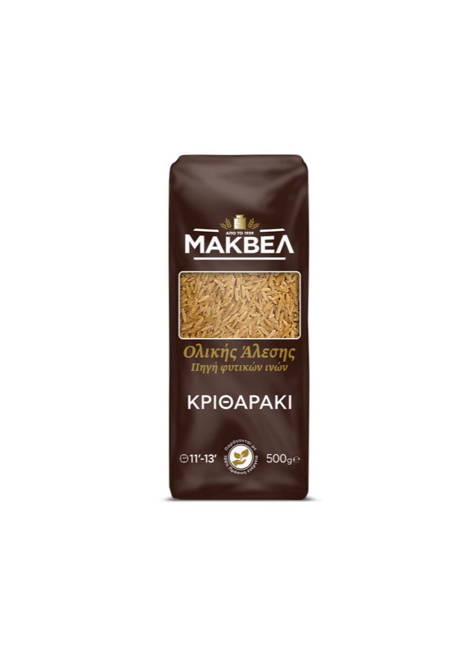 Μακβελ Κριθαράκι Ολικής Άλεσης 500g