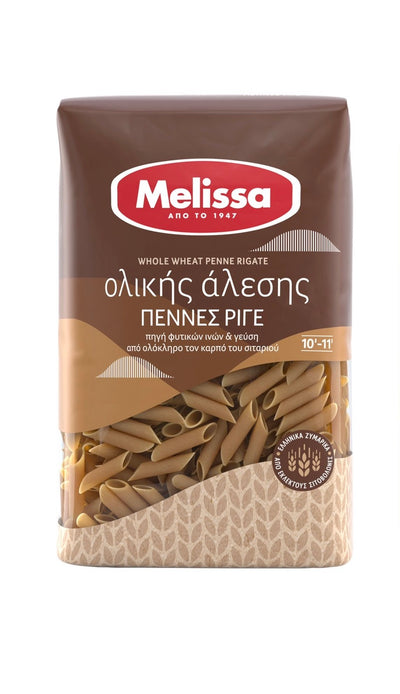 Melissa Ολικής Άλεσης Πέννες Ριγέ 500g