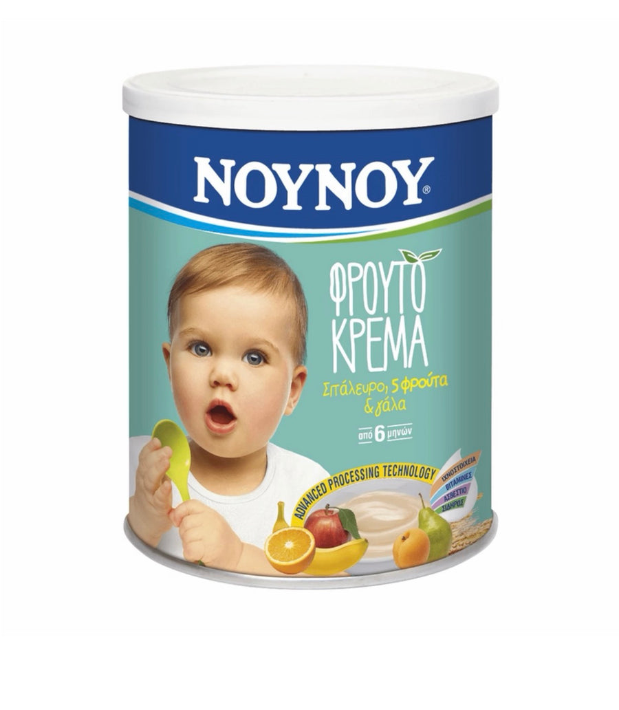 Νουνού Φρουτόκρεμα Σιτάλευρο 5 Φρούτα 300g