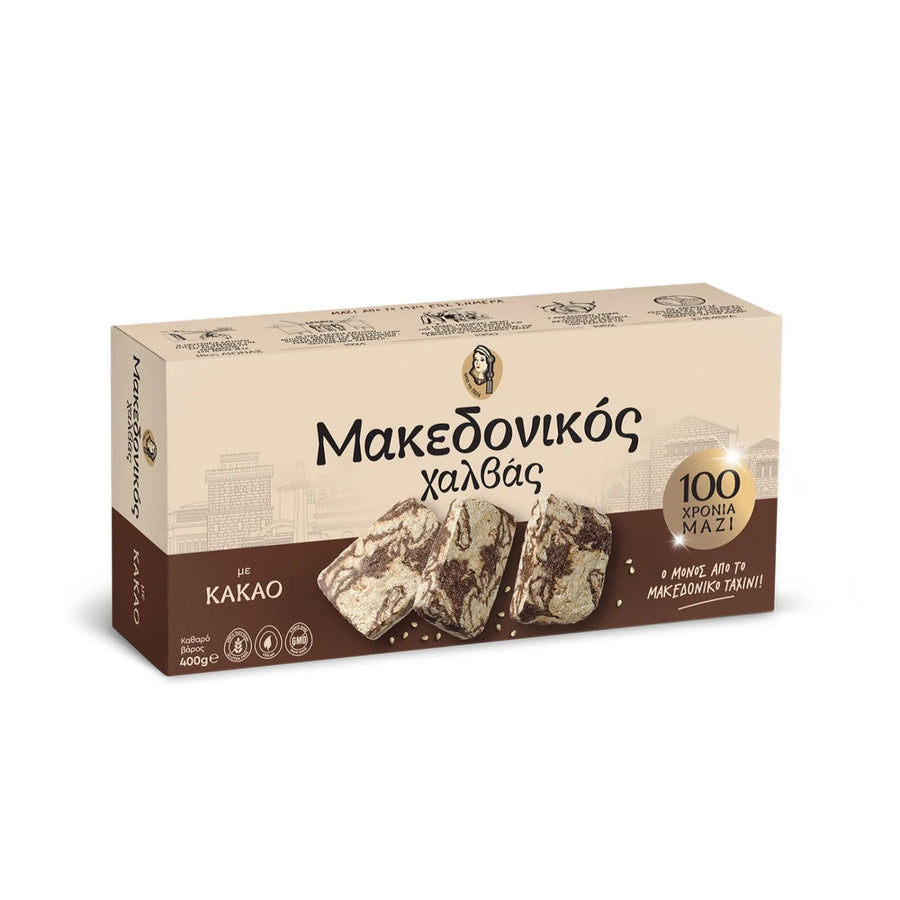 Μακεδονικός Χαλβάς με Κακάο 400g