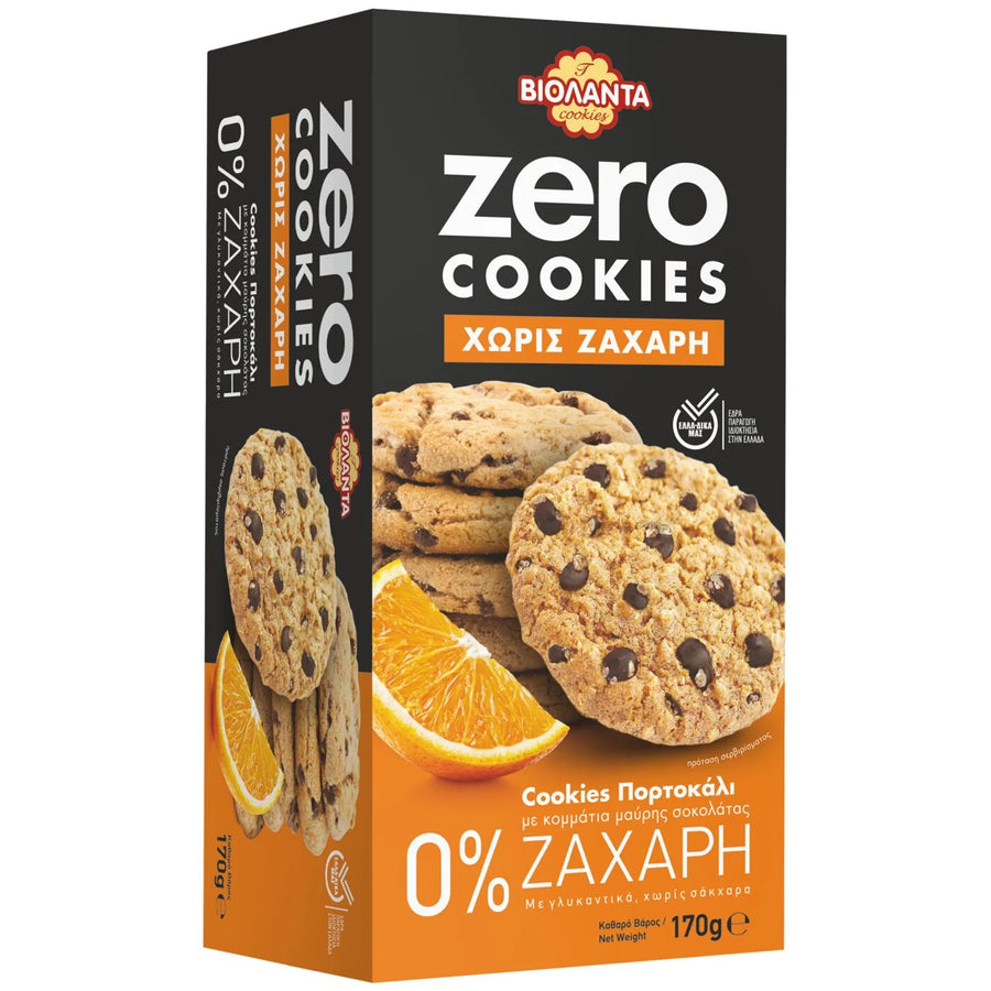 Βιολάντα Zero Cookies Πορτοκάλι 0% Ζάχαρη 170g