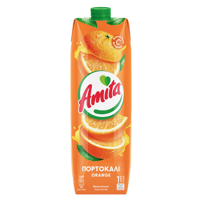 Amita Φυσικός Χυμός Πορτοκάλι 1L