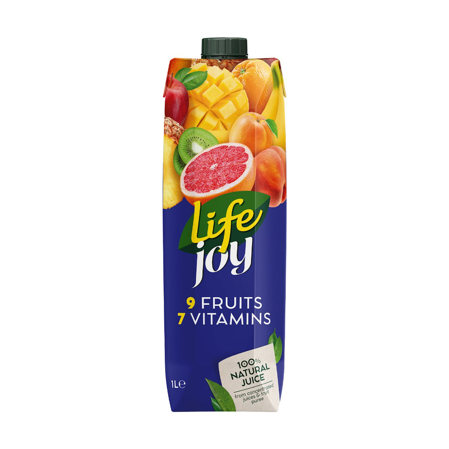 Lifejoy Φυσικός Χυμός 9 Φρούτα 1L