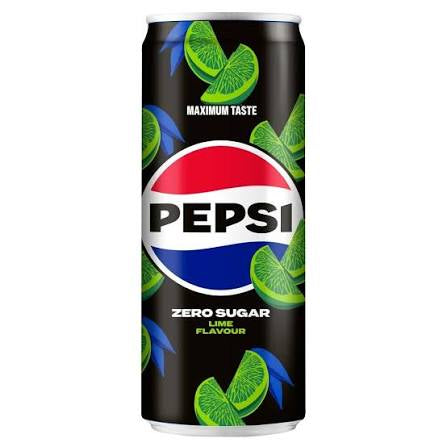 Pepsi Maximum Taste Zero Sugar Lime 330ml