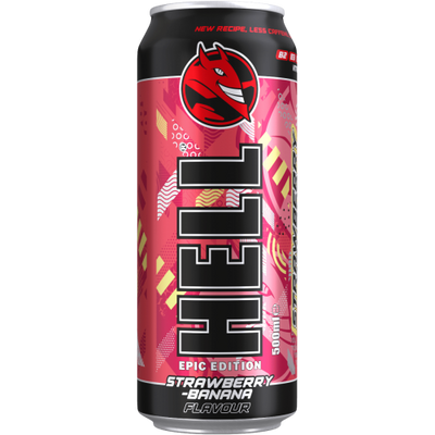 Hell Energy Strawberry-Banana 500ml