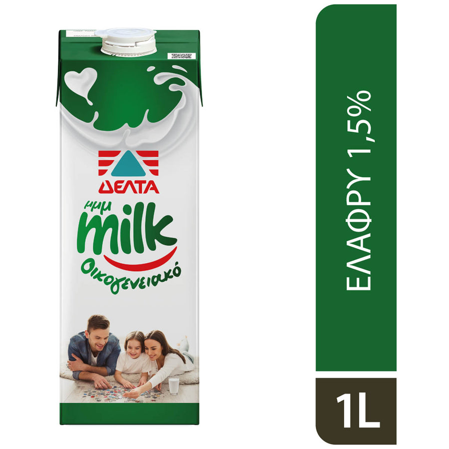Δέλτα Γάλα Ελαφρύ 1,5% 1L