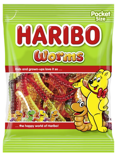 Haribo Worms 100g