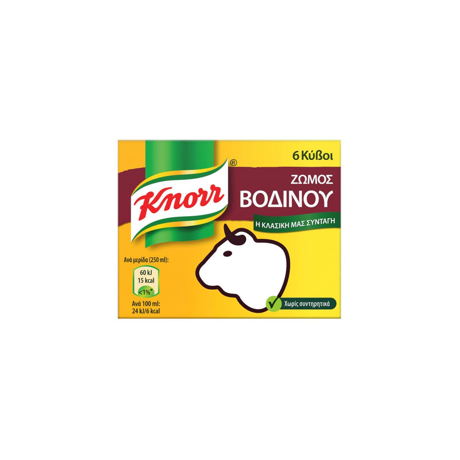 Knorr Ζωμός για Βοδινό 6 Κύβοι