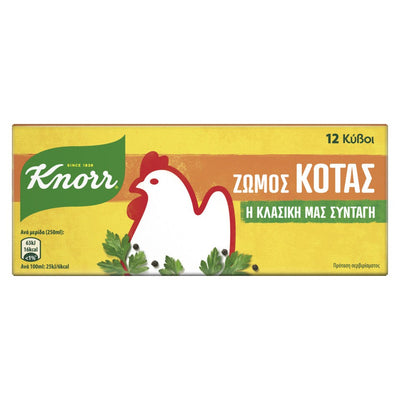 Knorr Ζωμός Κότας 12 Κύβοι