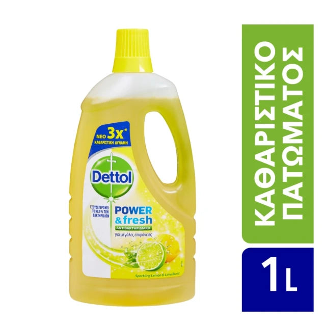 Dettol Απολυμαντικό Επιφανειών Lemon & Lime 1L