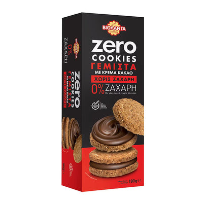 Βιολάντα Zero Cookies Γεμιστά με Κρέμα Κακάο 0% Ζάχαρη 180g